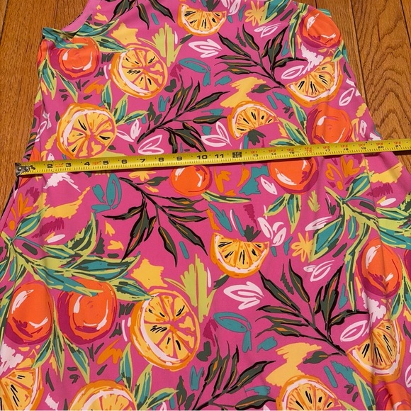 Pappagallo Pink Dress with Colorful Print - Picture 9 of 11